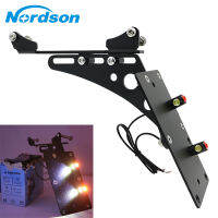 Nordson Motosikal ที่ติดด้านข้างไฟท้ายป้ายทะเบียนรถ Cket ไฟ LED สำหรับเหล็กกีฬา883 XL883 XL1200 72