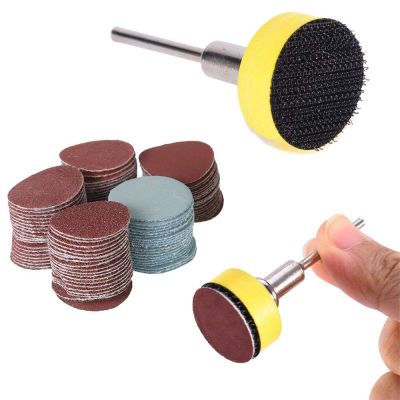 【CW】 100pcs 1inch (25mm) Sanding Discs 100-3000 Grit Abrasive Polishing Kits for Sandpapers Accessories