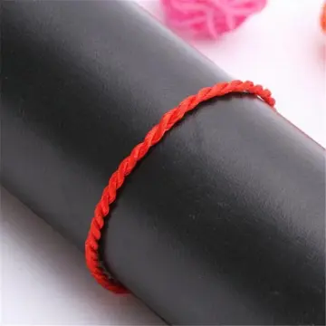 Red Thread Bracelet Unisex Couples Friend Bring Luck Red Black Rope Bangles  Gifts Fashion Handmade Jewelry Bracelet