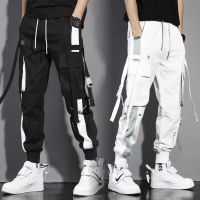 Casual Hip Hop Cargo Y2k for Boys Pants Men Jogging Pant with Multi-Pockets Harajuku Summer Trousers Streetwear Male 2023 New