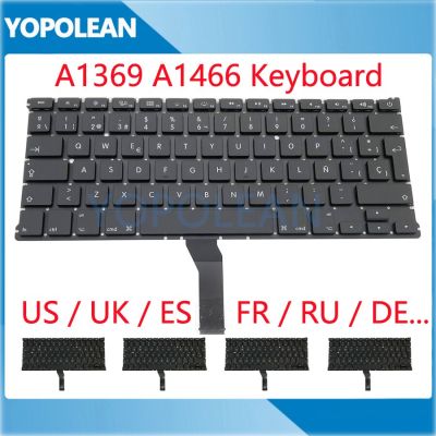 New Replcement Keyboard US UK Russian Spain French German For Macbook Air 13" A1369 A1466 2011-2017 Years Basic Keyboards