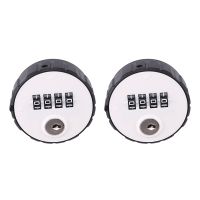 2X Combination Cabinet Cam Lock 4 Digital Keyless Drawer Door Gym School Locker with Key Reset