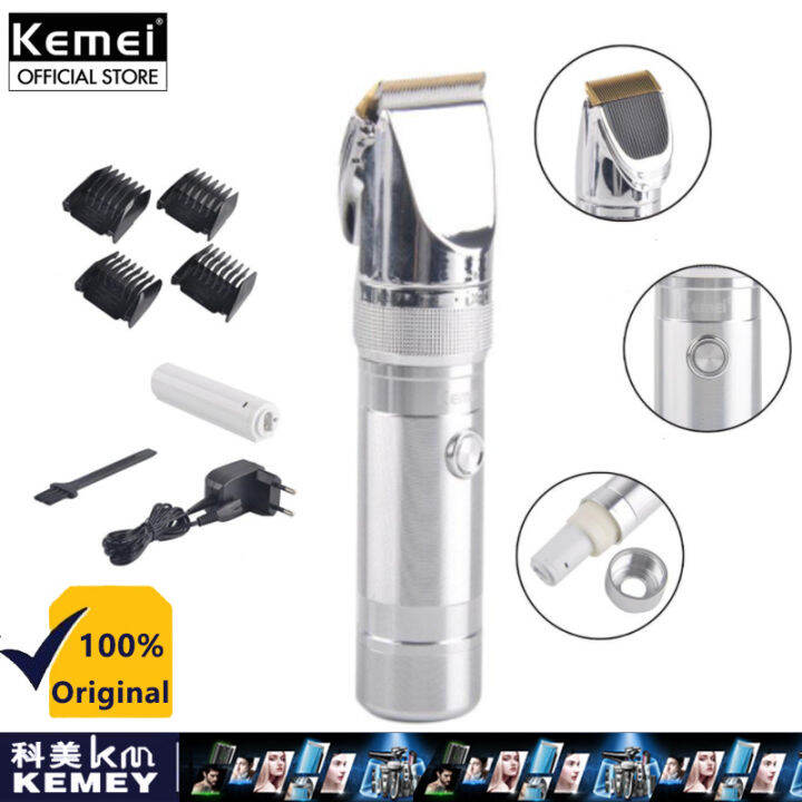 KM-9801 Professional Hair Clipper Aluminum Alloy Rechargeable Electric Hair Trimmer Kemei Hair Removal Hair Cutting Machine KM-9801 Professional Hair Clipper Aluminum Alloy Rechargeable Electric Hair Trimmer Kemei Hair Removal Hair Cutting Machine