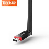 Gfd255Tenda U6การ์ดเชื่อมต่อเครือข่าย USB ไร้สาย300 USB WiFi Mbps เครือข่าย USB USB โหมดสถานี2.0โหมด SoftAP เสาอากาศภายนอก1 * 6dBi