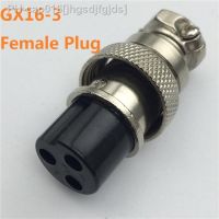 1pcs GX16 3 Pin Female Circular Aviation Plug Diameter 16mm Wire Panel Connector L81 Free Shipping Russia