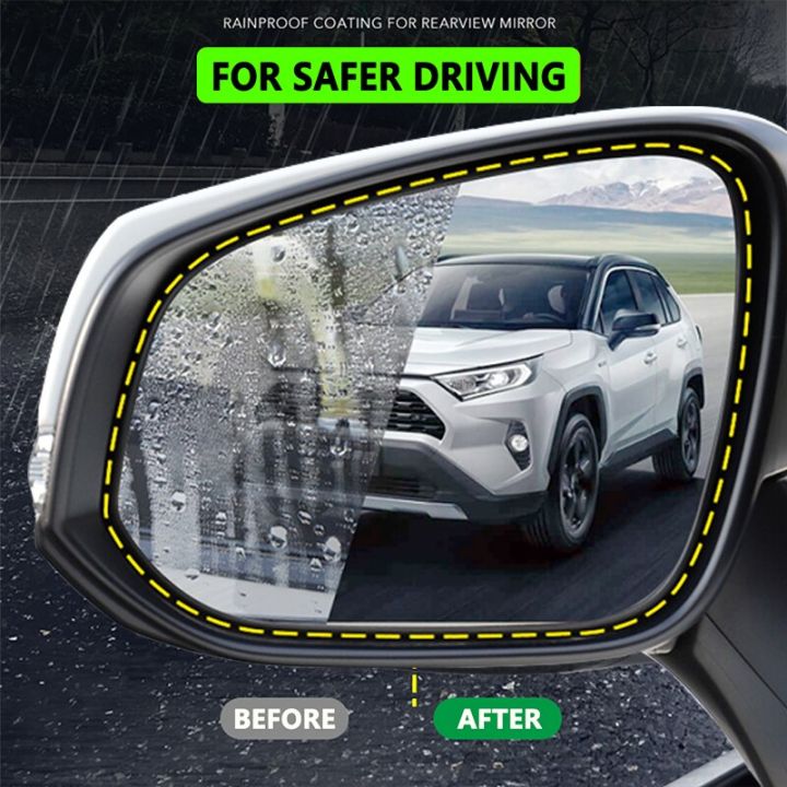 สำหรับปอร์เช่คาเยนน์958-gts-กระจกมองหลังรถยนต์เทอร์โบป้องกันตาพร่าฟิล์มป้องกันอุปกรณ์เสริมฟิล์มกันฝนกันน้ำกันหมอก