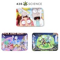 420 Science 180*125mm Metal Tray Herb Grinder Rolling Tray Random Design