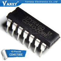 10PCS CD4070BE DIP14 CD4070 DIP 4070BE DIP-14 new and original IC on sale