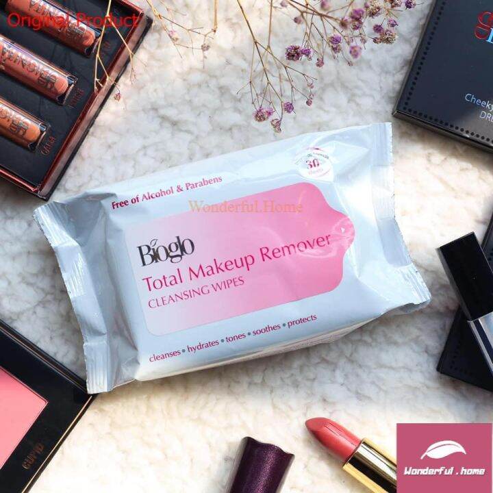 Bioglo Total Makeup Remover Cleansing Wipes Cosway Lazada