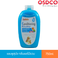 Ostech ออสเทค แชมพู คอนดิชั่นนิ่ง สำหรับสุนัข กลิ่นผลไม้รวม ขนาด 750 ml.