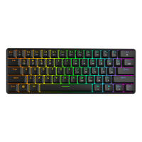 [Thai key]  GK61/SK61 Skyloong คีย์บอร์ด gaming keyboard 61Keys RGB Gateron Optical แกน Switch แป้นพิมพ์ Gaming แป้นพิมพ์Mechanical Type-c การเล่นเกมที่ตั้งโปรแกรมได้