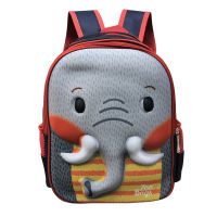 Elephant Cute Cartoon Kids Green Backpack 12 inch by pdstohome