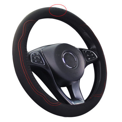 Car Steering Wheel Cover Suede Wrap For 38 40 42 45 47 50CM Outer Diameter Auto Truck Bus Lorry VanFunda Volante Stuurhoes