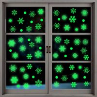 Christmas Snowflake Wall Sticker Electrostatic Window Sticker Merry Christmas Decorations For Home Xmas Ornaments Navidad Party