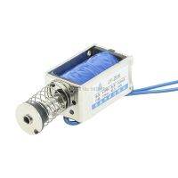 JF-Z05 DC 12V 400mA 9.9LB 4.5KG 45N 10mm Pull Type Linear Motion Solenoid Electromagnet