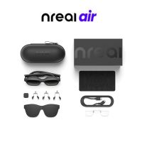 แว่นตาเออาร์อัจฉริยะ Nreal Air 2023ของแท้สามารถพับเก็บได้ Xreal รองรับ Video1080p DP 3D ฟุตบอลขนาดยักษ์ AR แว่นตาอัฉริยะอวกาศ