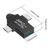 Usb Type C ตัวผู้อะแดปเตอร์ Otg อเนกประสงค์สำหรับตัวแปลง Otg Usb 3.0 Usb ตัวเมียสมาร์ทอะแดปเตอร์เพิ่มความเร็วแบบพกพา