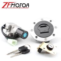 Ignition Switch Lock Fuel Gas Tank Cap Cover Seat Lock Key Set Kit For Suzuki GSF 250 400 Bandit GSX 600 750 GS500 VX800