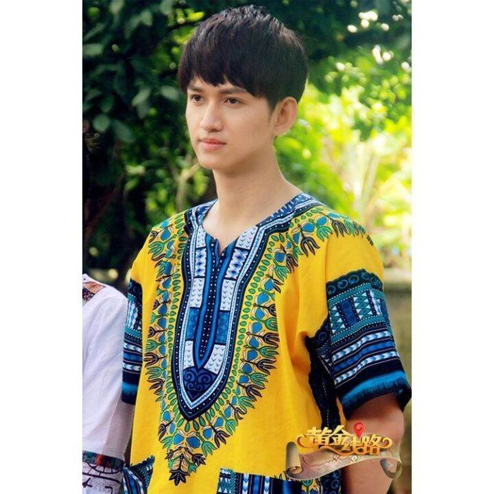 african-drum-men-and-women-clothing-the-dai-ethnic-minority-costumes-thailand-amorous-feelings-printing-short-sleeve-shirt