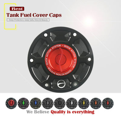 Motorcycle Accessories CNC Aluminum Fuel Gas Tank cap Quick Release Cover Keyless for DUCATI MULTISTRADA 1200 2010-2017