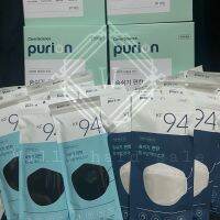 แมสเกาหลี หน้ากากอนามัยเกาหลี หน้ากากเกาหลี หน้ากากอนามัย KF94 Purion Mask ของแท้จากเกาหลี แมส หน้ากาก นุ่ม ใส่สบาย ไม่รัด  kf94 ทรงเกาหลี