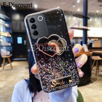 เคสกลิตเตอร์คลังสินค้าพร้อม VIVO V27E V27 Pro เคสสำหรับแบบโปรเคสกลิตเตอร์เนื้อนุ่มใสกระจกแต่งหน้าลายดาวพระจันทร์สำหรับเคสฝาหลังโทรศัพท์ VIVO V27E VIVO V27 Pro