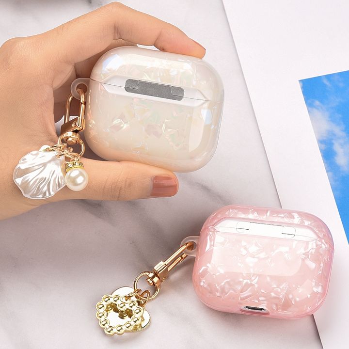 cc-airpods-soft-silicone-cover-3-airpods-pro-2-1-funda-girls-pearl-shell-coque-for