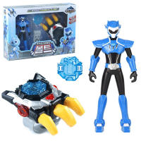 Mini Force Transformation ของเล่นไดโนเสาร์พร้อมเสียงและแสง MiniForce X แอนิเมชั่นจำลอง Summoner Mini Agent Toy