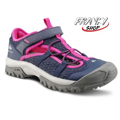[พร้อมส่ง] รองเท้าสำหรับเด็กผู้หญิง Childrens Hiking Sandals MH150 TW Blue Pink JR Size 10 TO 6