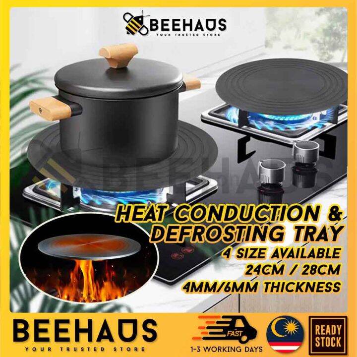 BEEHAUS Heat Diffuser For Gas Stove Heat Conduction Plate Defrosting