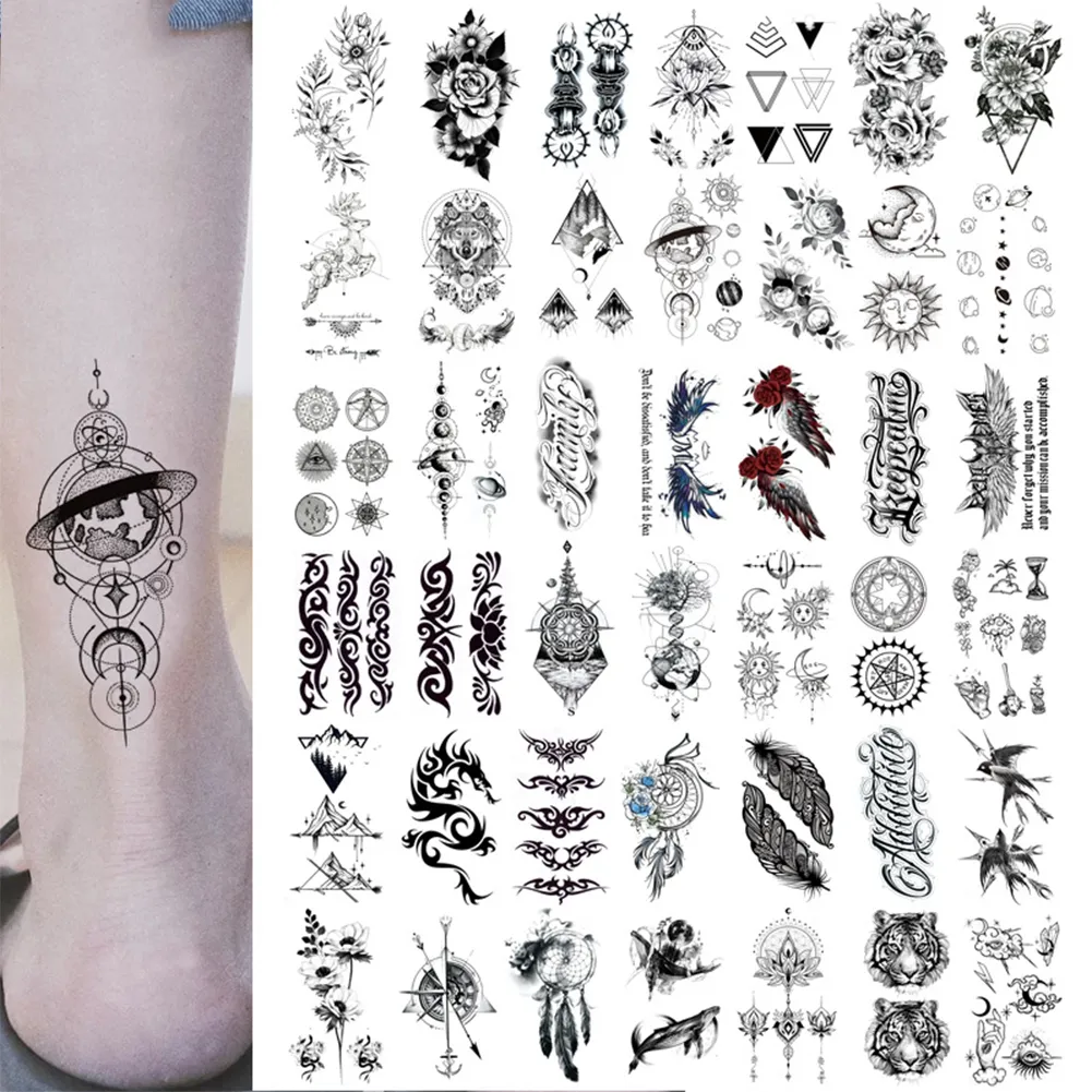 2pcs Waterproof Temporary Tattoo Fake Tattoo Body Art Sticker Cover Set   Fruugo IN