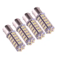 NEW 4Pcs Cool White 1156 1141 1003 1073 1159 SMD LED Interior Brake Stop Light Bulb For RV Camper Trailer Motorcycle 3528 Chip Trailer Accessories