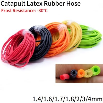 Nature Latex Rubber Hoses Antifreeze Tension Rope Pipe High Resilient Elastic Tube Slingshot for Hunting Slingshot Catapult Bow