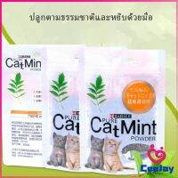 CeeJay ผงแคทนิป &amp; ผงมาทาทาบิ ซองซิบ "พลาสติก"  ของแท้ 100% โรยของเล่นแมว 5g (พร้อมส่ง) Catnip มีสินค้าพร้อมส่ง