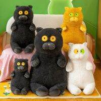 【CW】45cm 65cm 85cm Kawaii Cat Plush Toy Stuffed Animal Cat Pillow Big Plush Cat Kids Toy Christmas Birthday Gift