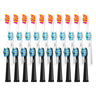 20 Pcs เปลี่ยนหัวแปรง Dupont Bristle Brush Refill สำหรับ Seagofairywill แปรงสีฟันไฟฟ้า Fwsg 507508515551917959