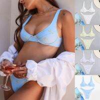 hotx 【cw】 Swimsuit Woman 2023 Print Set Pieces Beach Swimwear Swimwears Tankinis Купальник Женский