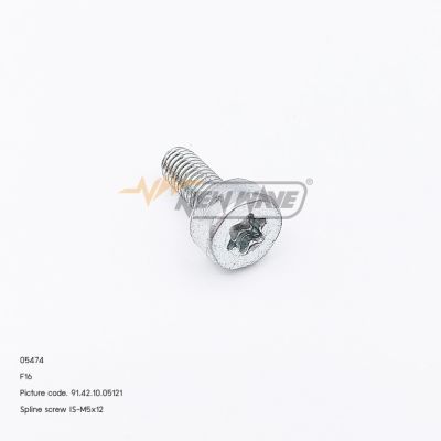05474 Spline screw (IS-M5×12) 9800 F16