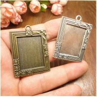 【CW】 10pcs Antique MINI Painting Frame Photo Pendant Decoration Parts