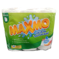 รายละเอียดสินค้า MAXMO Regular Roll แม็กโม่ กระดาษอเนกประสงค์ (แพ็ค 6 ม้วน)