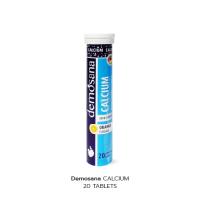 Demosana Calcium เม็ดฟู่รสส้ม 20 เม็ด