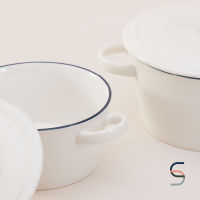 SARABARN Ceramic Bowl with Lid | หม้อเซรามิก 2 ขนาด (1L) (2L)