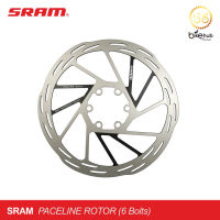 Sram Paceline Rounded Edge Rotor 160mm. 6 bolt ใบดิสก์เบรกจักรยาน