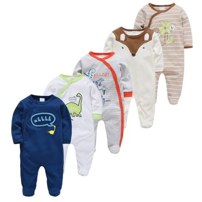 5pcs Sleepers Baby Pyjamas Newborn Girl Boy Pijamas bebe fille Cotton Breathable Soft ropa bebe Baby Pjiamas