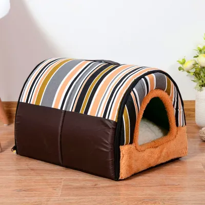 Sofa For Dog Bed Cat Puppy Rabbit Foldable Warm Soft Warm Kennel Sofa Sleeping Bag House Puppy Cave Bed