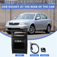 5QD 035 726 L Car Rear Seat USB Socket with Cable for Armrest USB Adapter 5QD035726L Durable Easy to Use