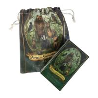 Divination Tarot Cards Magical Forest Tarot Oracle Cards Fortune Telling Game Cards with Storage Pouch Standard Tarot Decks for Party Playing Witch Gift enjoyable