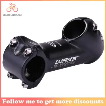 Wake mtb stem 45 degree 31.8 90mm bike stem mountain bike stem short handlebar discount stem riser for most bicycle