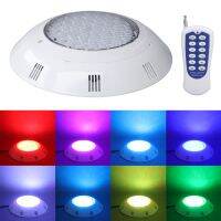 AC12V ไฟ LED ใต้น้ำ IP68 โคมไฟใต้น้ำแบบกันน้ำได้หลายสี RGB พร้อมรีโมทคอนโทรล