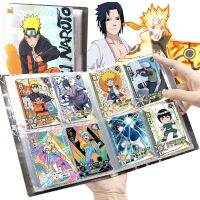 80/160PCS Album Naruto Cards Holder Book Letters Paper Games Children Anime Character Collection Kids Gift Playing Card Toy